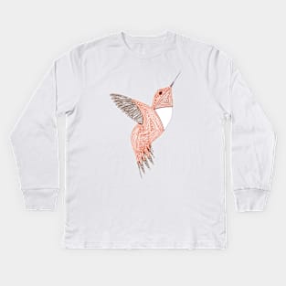 Rufous Hummingbird Kids Long Sleeve T-Shirt